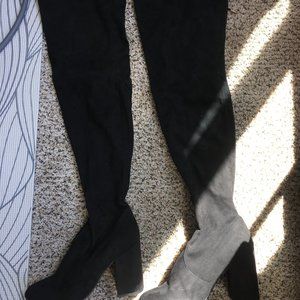 Steve Madden Norri Black Knee High Boots